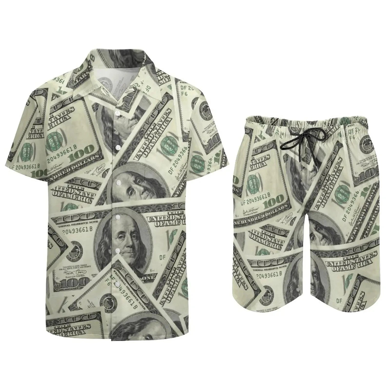Psychedelic Magic Mushroom Men Sets Printed 3D print Casual Shirt Beach Shorts Oversized 2Pcs set Vacation Hawaiian Man Suits - STAND OUT FLEXSARAH