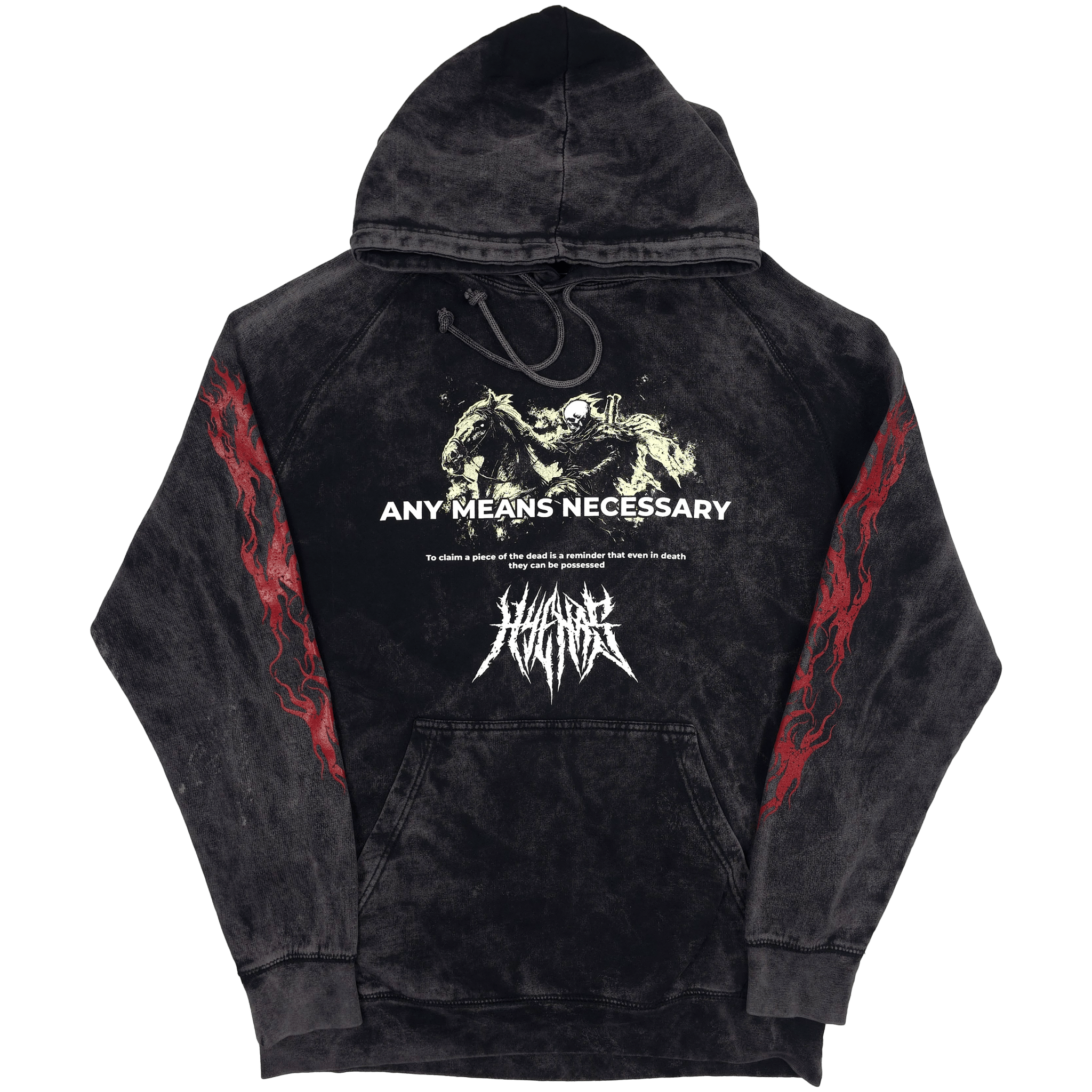 Reclaimer Pullover Hoodie Vintage Black - STAND OUT FLEXSARAH