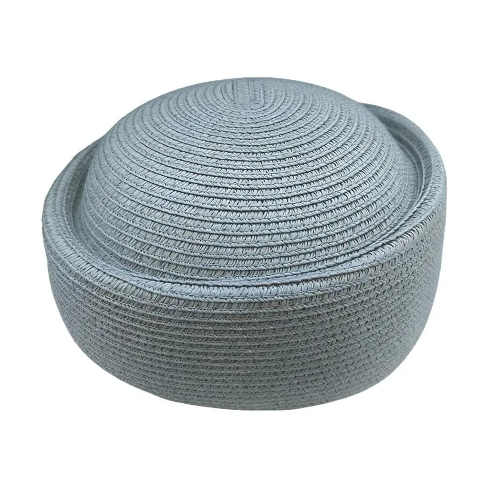 Retro Artistic Painter Breathable Straw Hat 2026 New Summer Beret Sun Hats Fashion Women Circle Concave Straw Sun Hats - STAND OUT FLEXSARAH