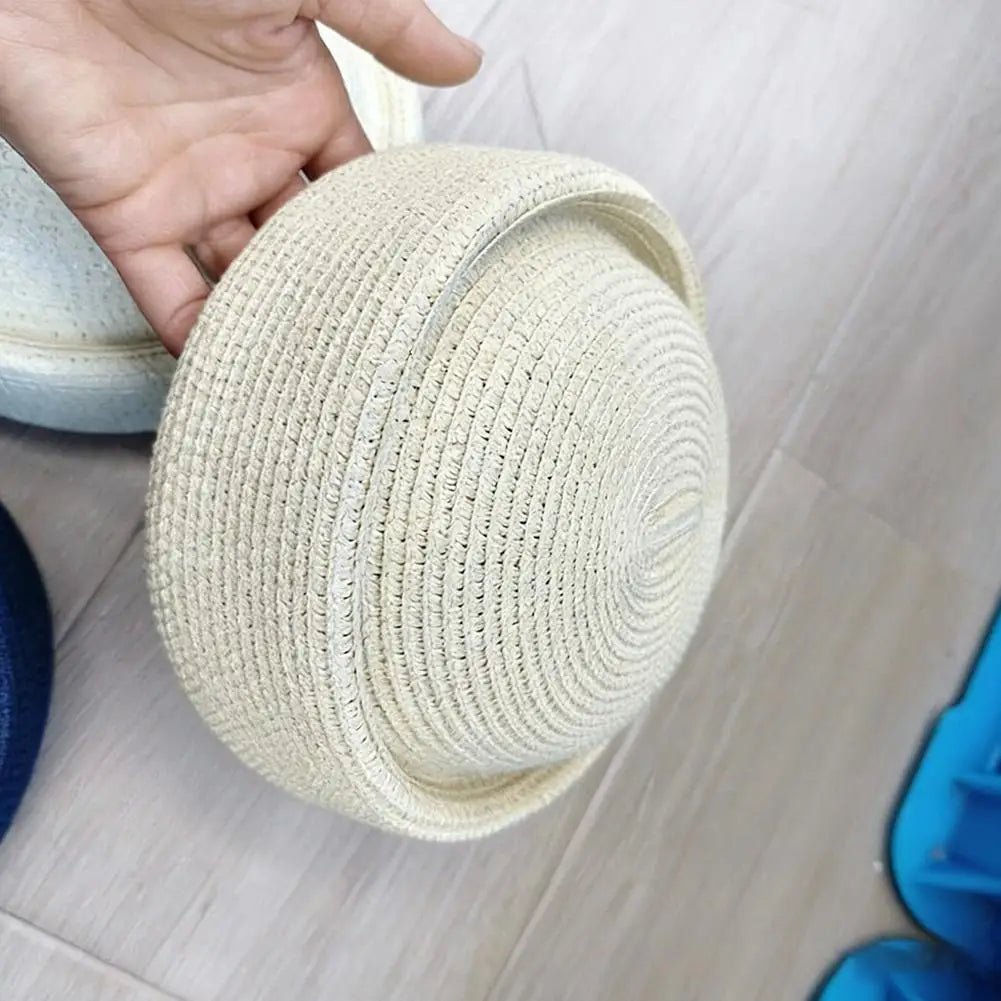Retro Artistic Painter Breathable Straw Hat 2026 New Summer Beret Sun Hats Fashion Women Circle Concave Straw Sun Hats - STAND OUT FLEXSARAH