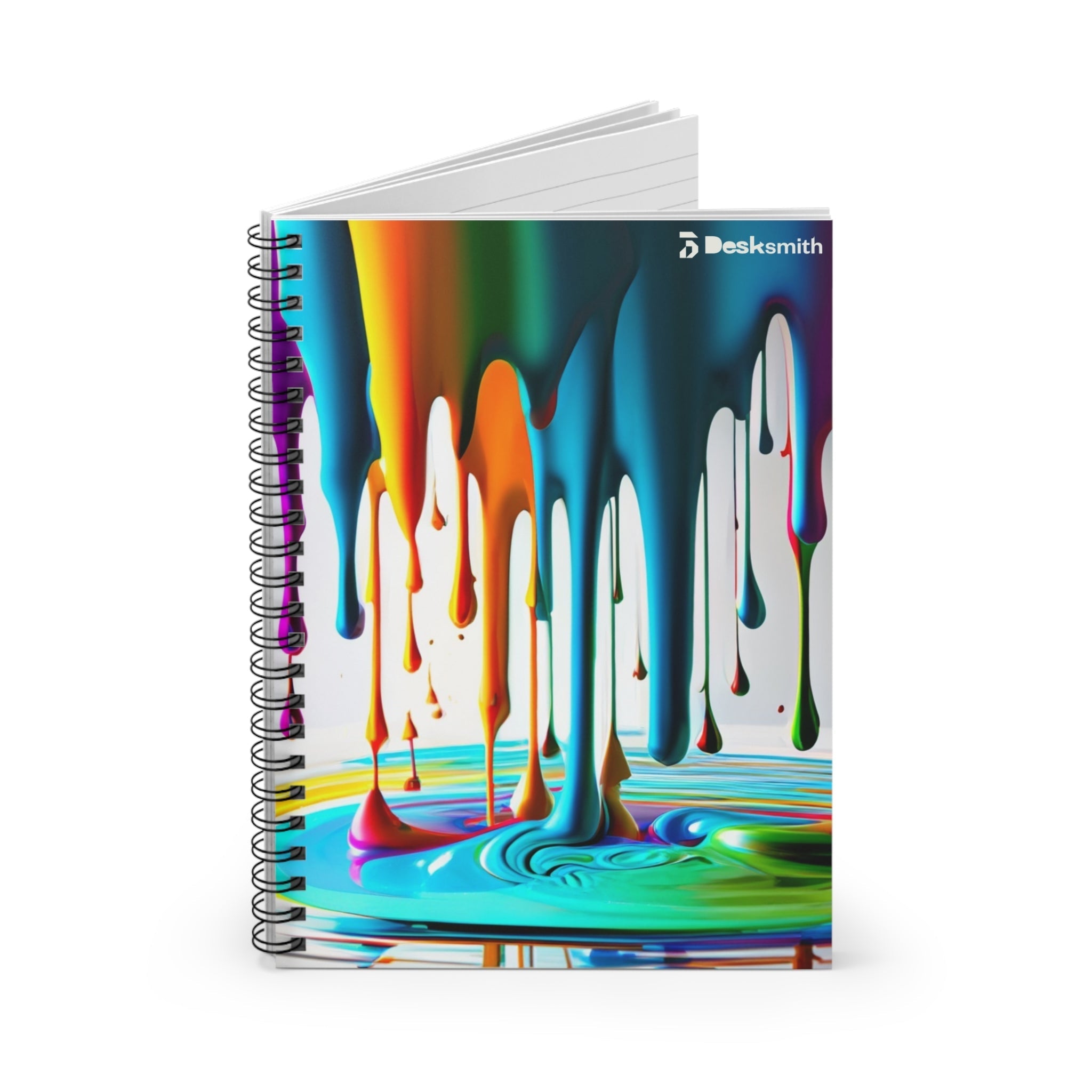RGB Drip Spiral Notebook - Ruled Line - STAND OUT FLEXSARAH