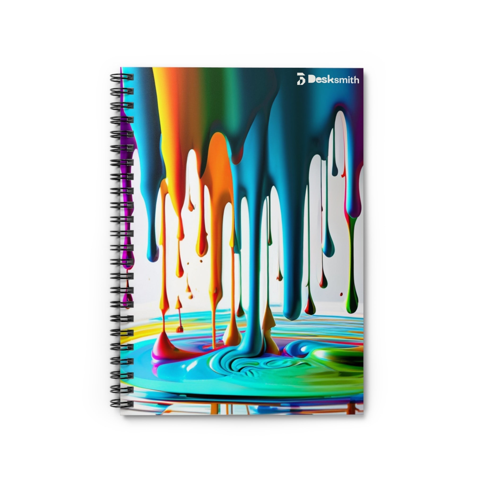 RGB Drip Spiral Notebook - Ruled Line - STAND OUT FLEXSARAH