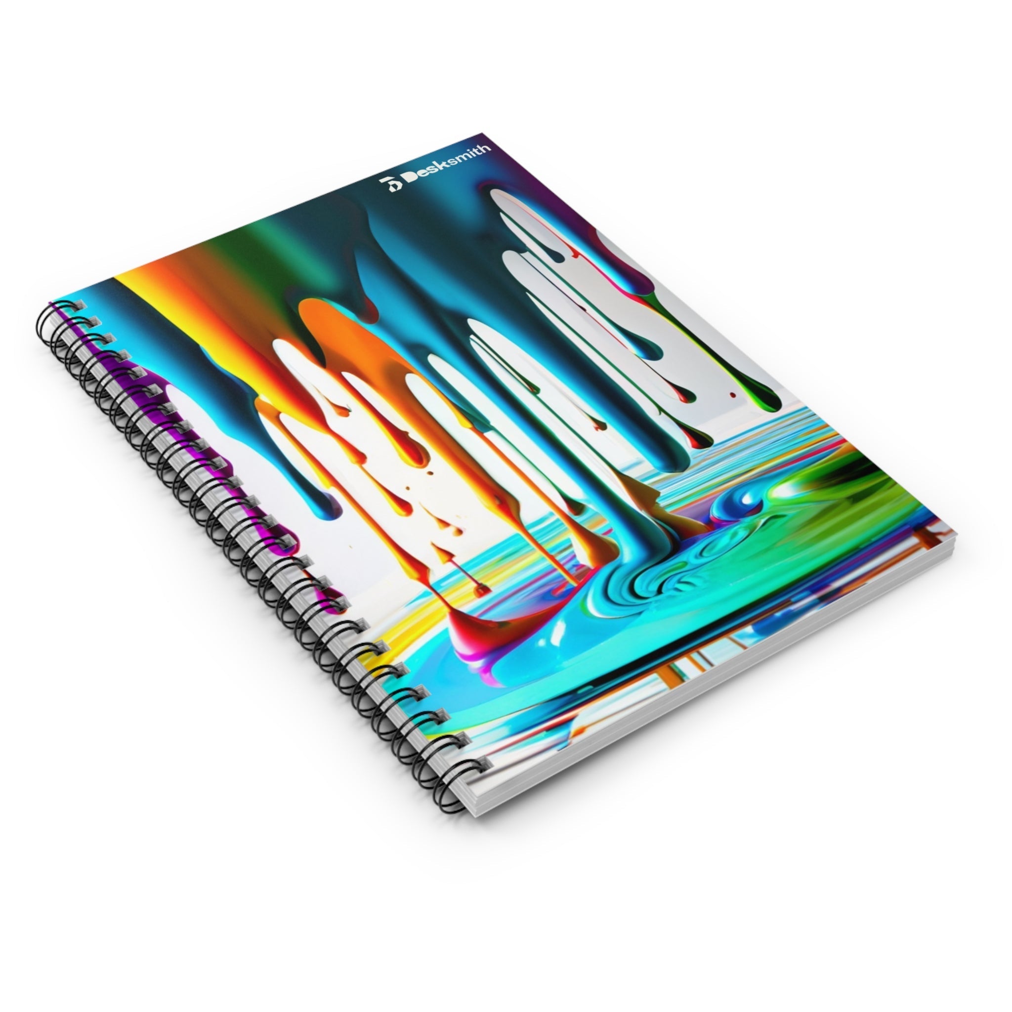 RGB Drip Spiral Notebook - Ruled Line - STAND OUT FLEXSARAH