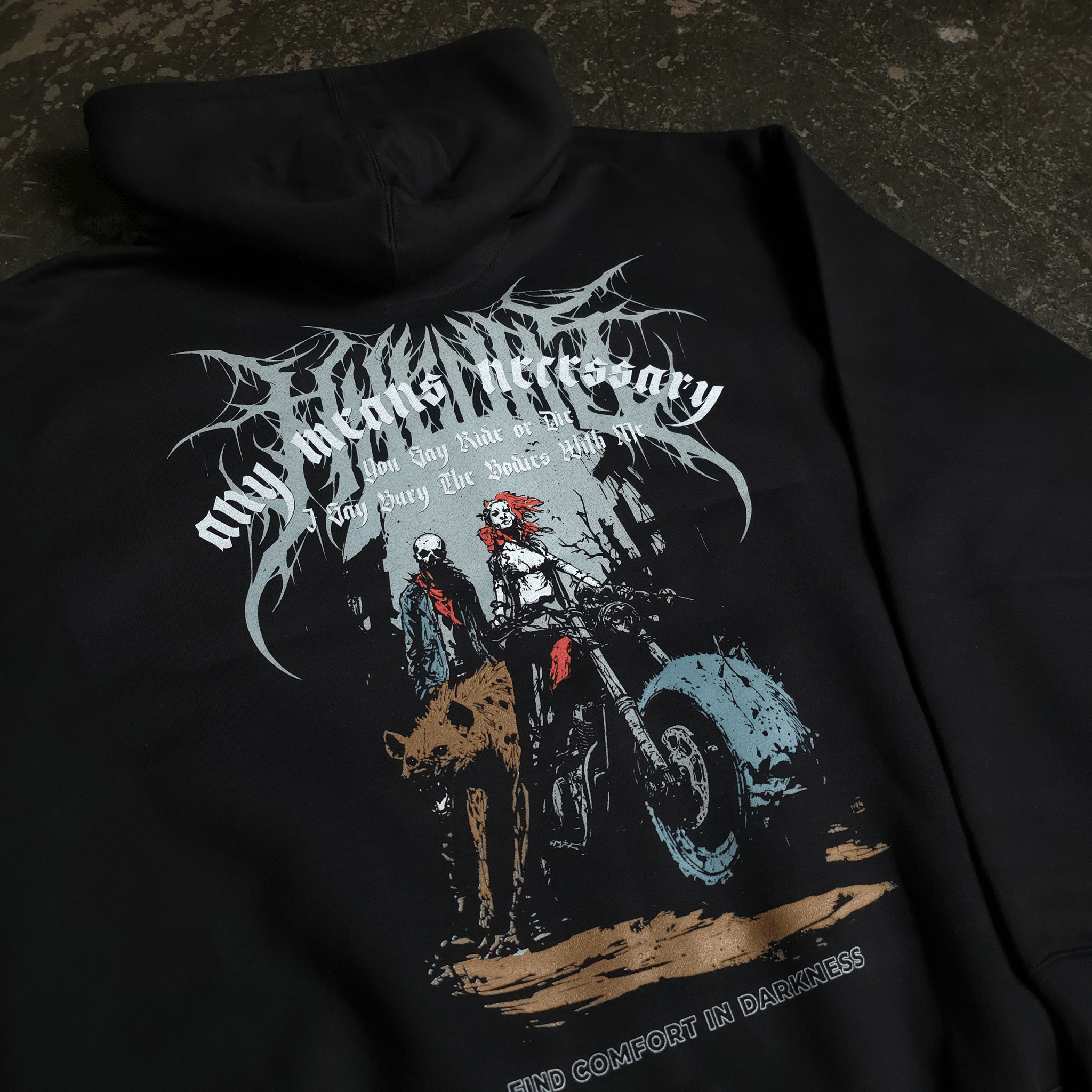 Ride or Die Zip Up Hoodie - STAND OUT FLEXSARAH