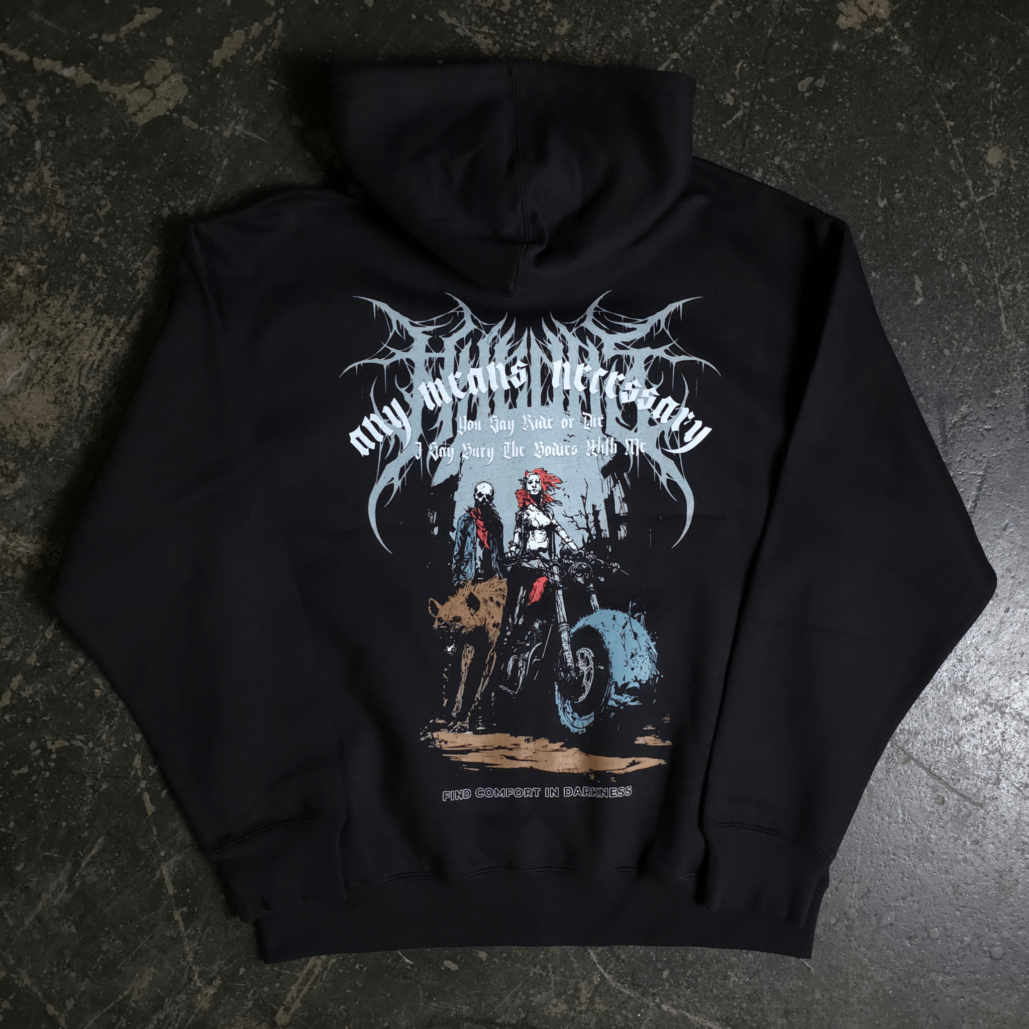 Ride or Die Zip Up Hoodie - STAND OUT FLEXSARAH