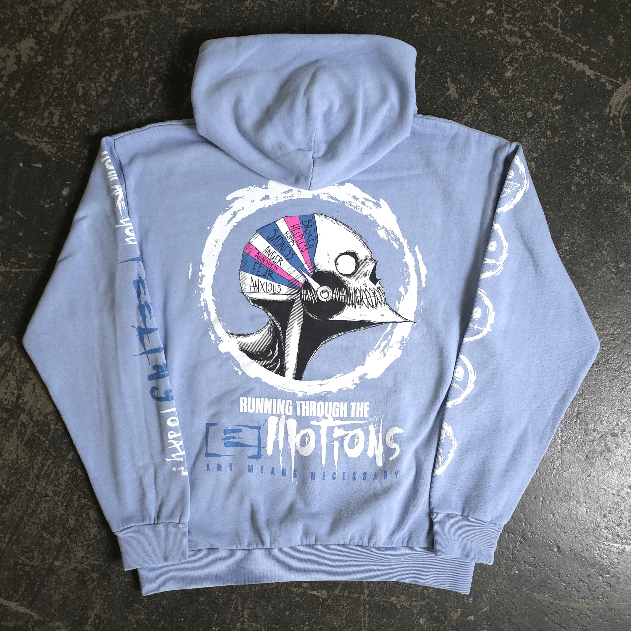 Running Emotions Pullover Hoodie Grape - STAND OUT FLEXSARAH