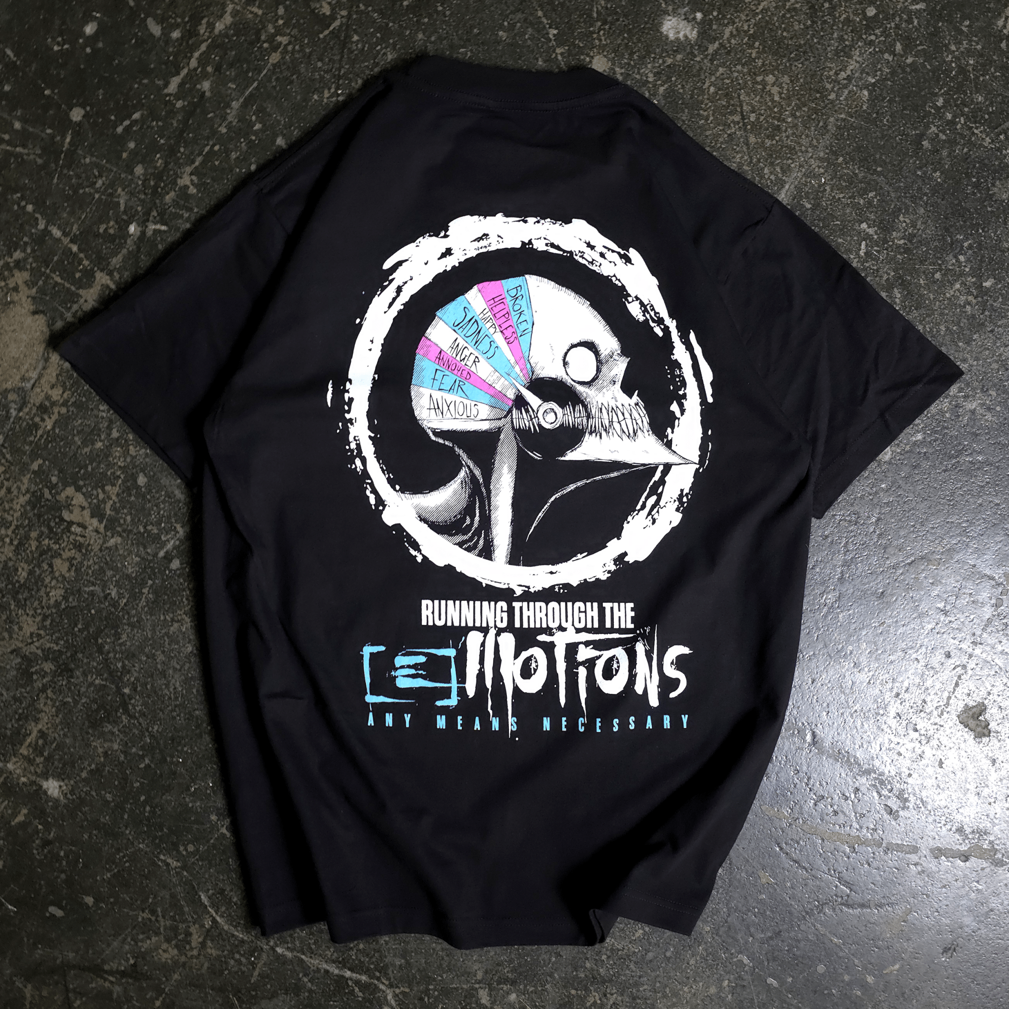 Running Emotions T-Shirt Black - STAND OUT FLEXSARAH