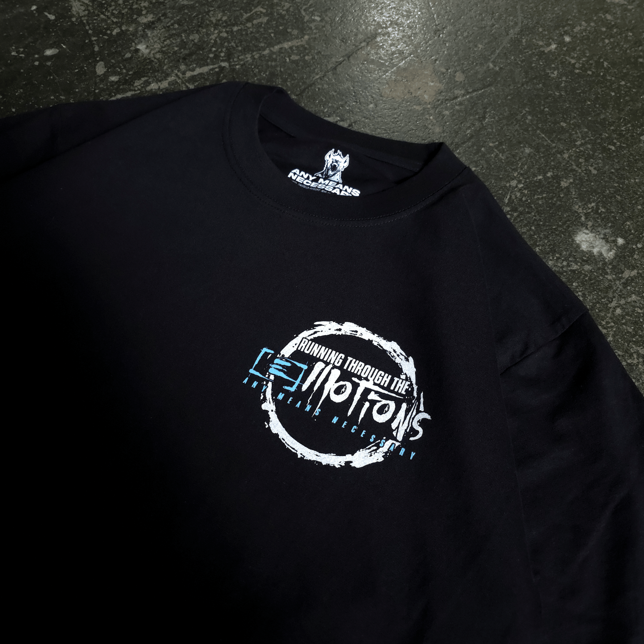 Running Emotions T-Shirt Black - STAND OUT FLEXSARAH
