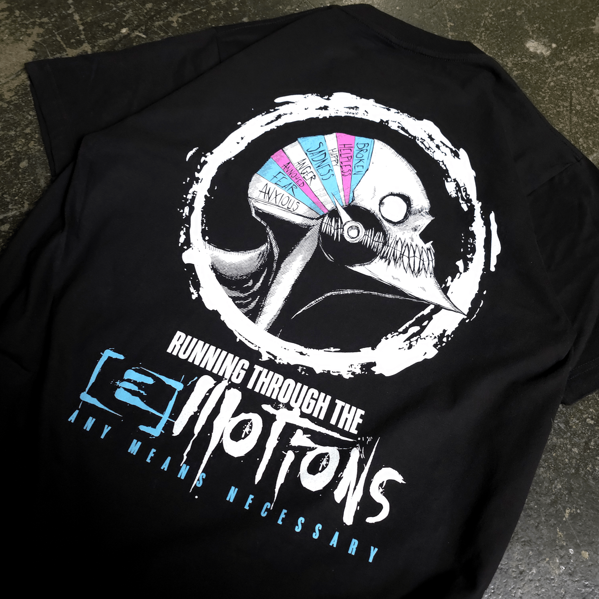 Running Emotions T-Shirt Black - STAND OUT FLEXSARAH