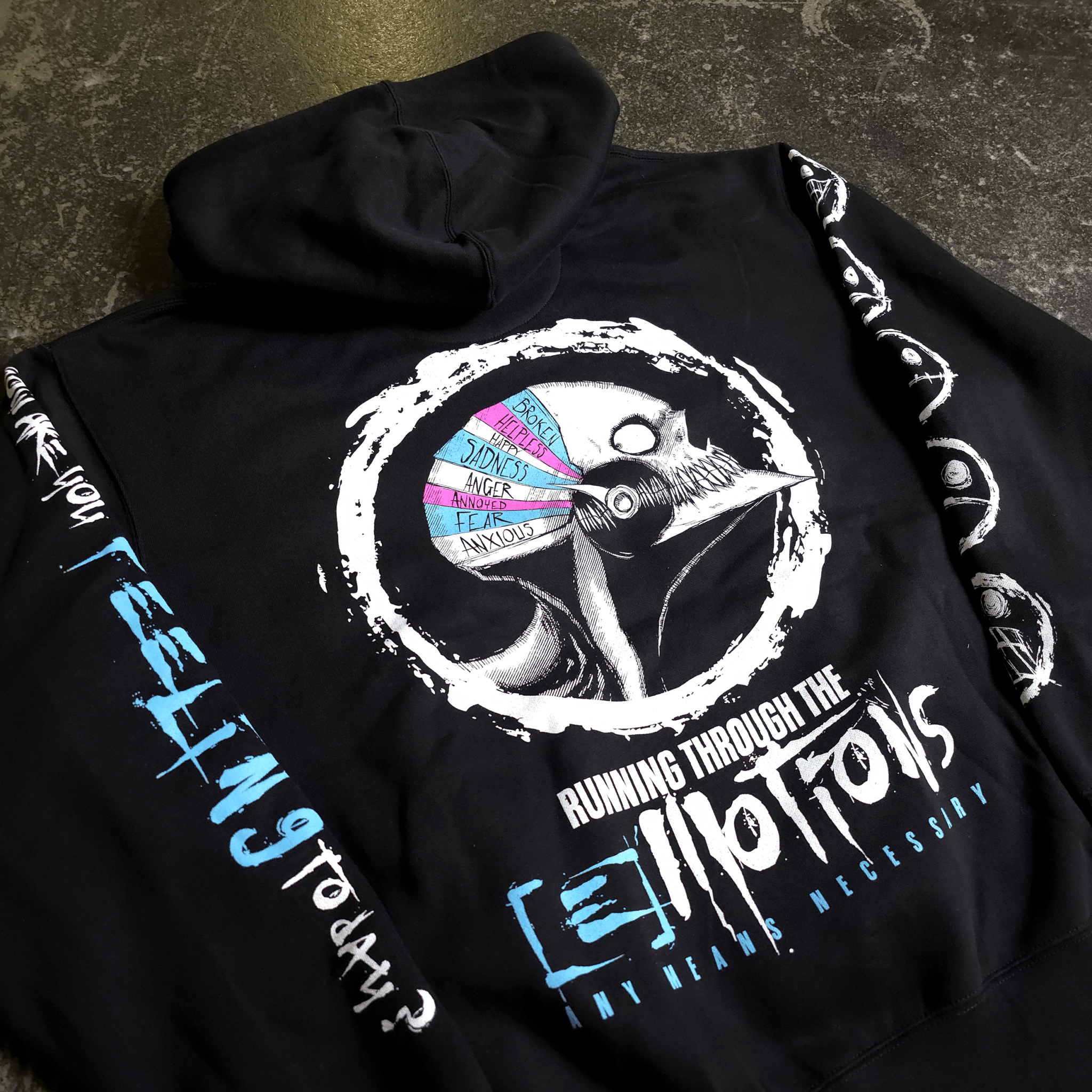 Running Emotions Zip Up Hoodie - STAND OUT FLEXSARAH