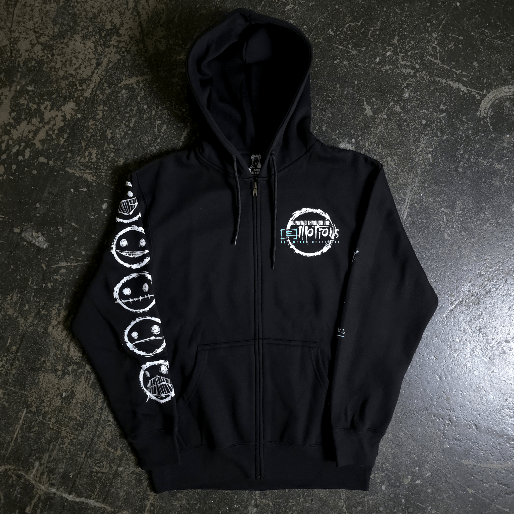 Running Emotions Zip Up Hoodie - STAND OUT FLEXSARAH