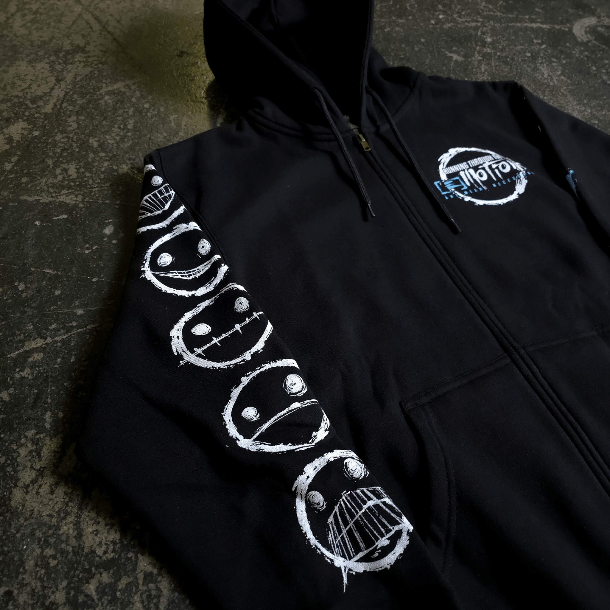 Running Emotions Zip Up Hoodie - STAND OUT FLEXSARAH