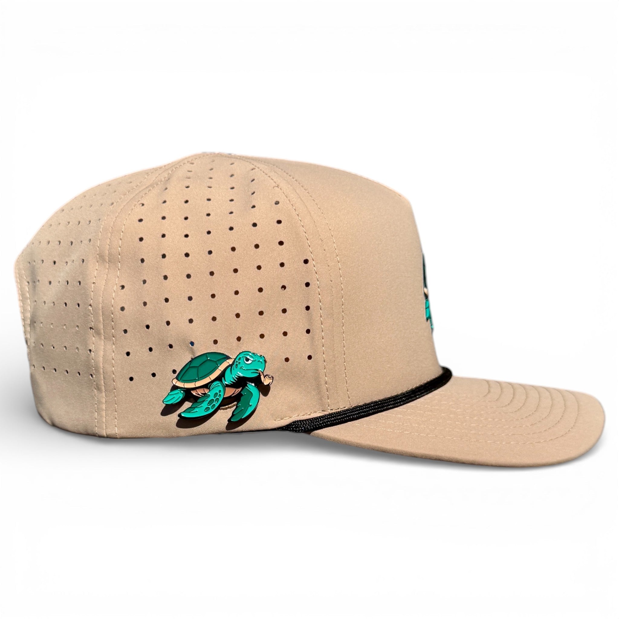 Salty Turtle Golf Hat | Snapback Cap | Built-in Magnetic Ball Marker Holder + Marker Included | Adjustable | One Size - STAND OUT FLEXSARAH