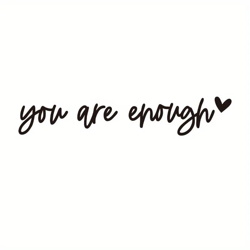 Self-Care Motivational Rearview Mirror Decal | Cute Car Vinyl Sticker - STAND OUT FLEXSARAH
