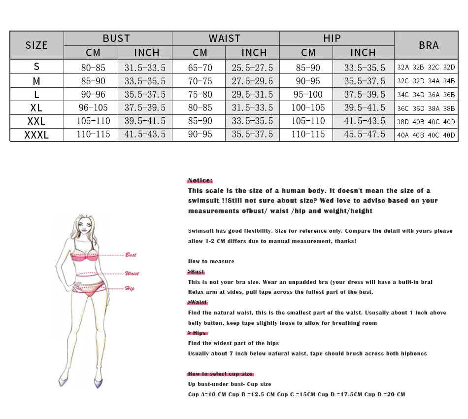 Sexy Bandeau 3 Pieces Bikinis Sexy Women Swimsuits Female Swimwear Bikini Set Bathing Suit Swimming Suits Beachwear Biquini - STAND OUT FLEXSARAH