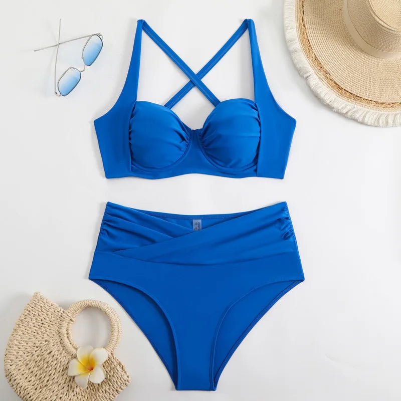 Sexy Bikinis New Swimsuits Underwire Women Swimwear Push Up Female Beach Swim Wear Bathing Suit Brazilian Bikini Set Pool Bather - STAND OUT FLEXSARAH