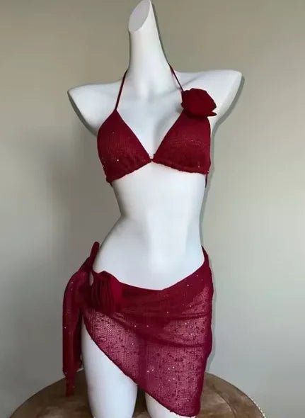 Sexy Women 2 Piece Bikini Set High Waisted Push Up Padded Swimwear Comfortable Soft Fabric Beach Outfit Summer Vacation 2026 New - STAND OUT FLEXSARAH