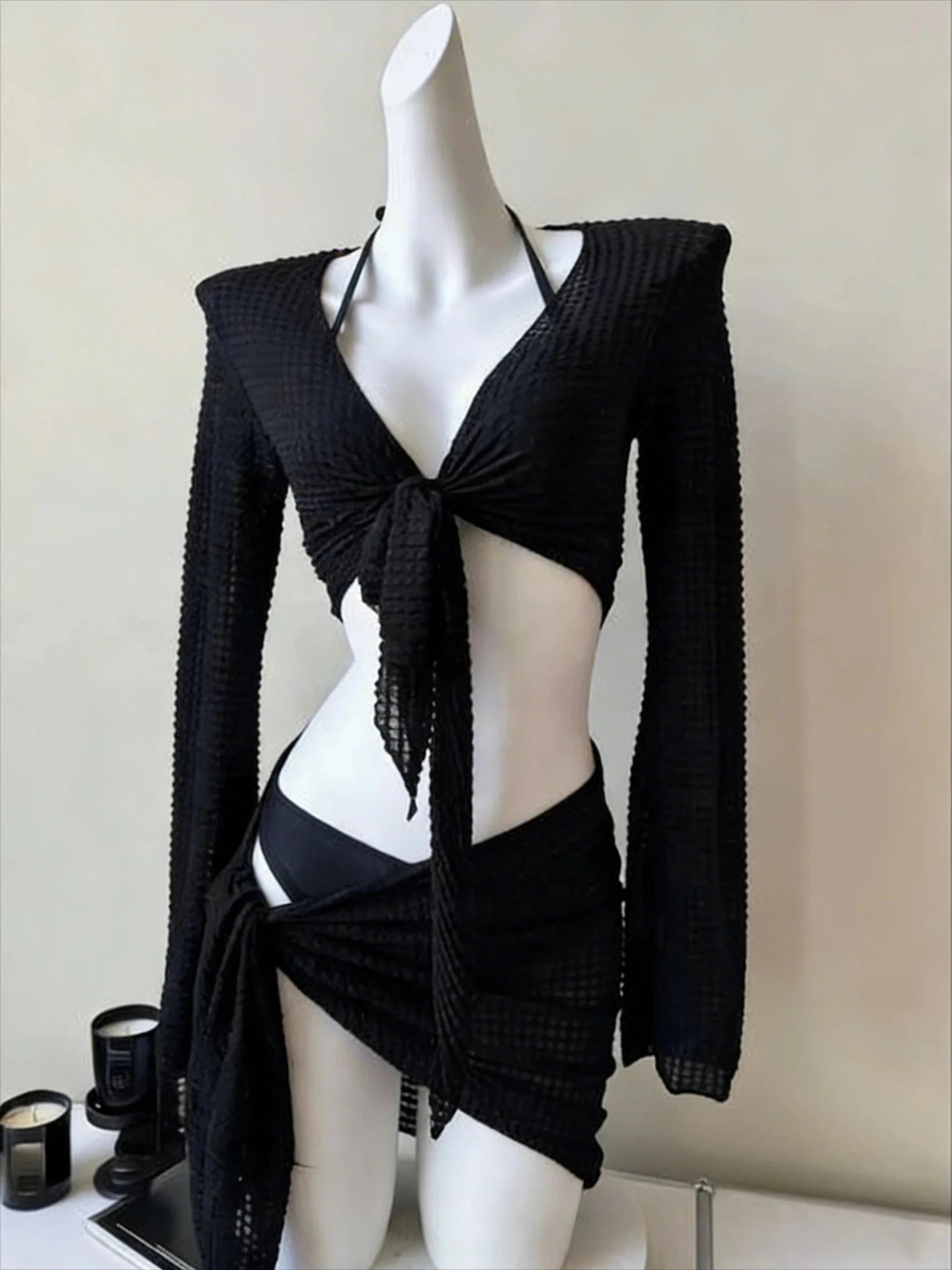 Sexy Women 2 Piece Bikini Set High Waisted Push Up Padded Swimwear Comfortable Soft Fabric Beach Outfit Summer Vacation 2026 New - STAND OUT FLEXSARAH