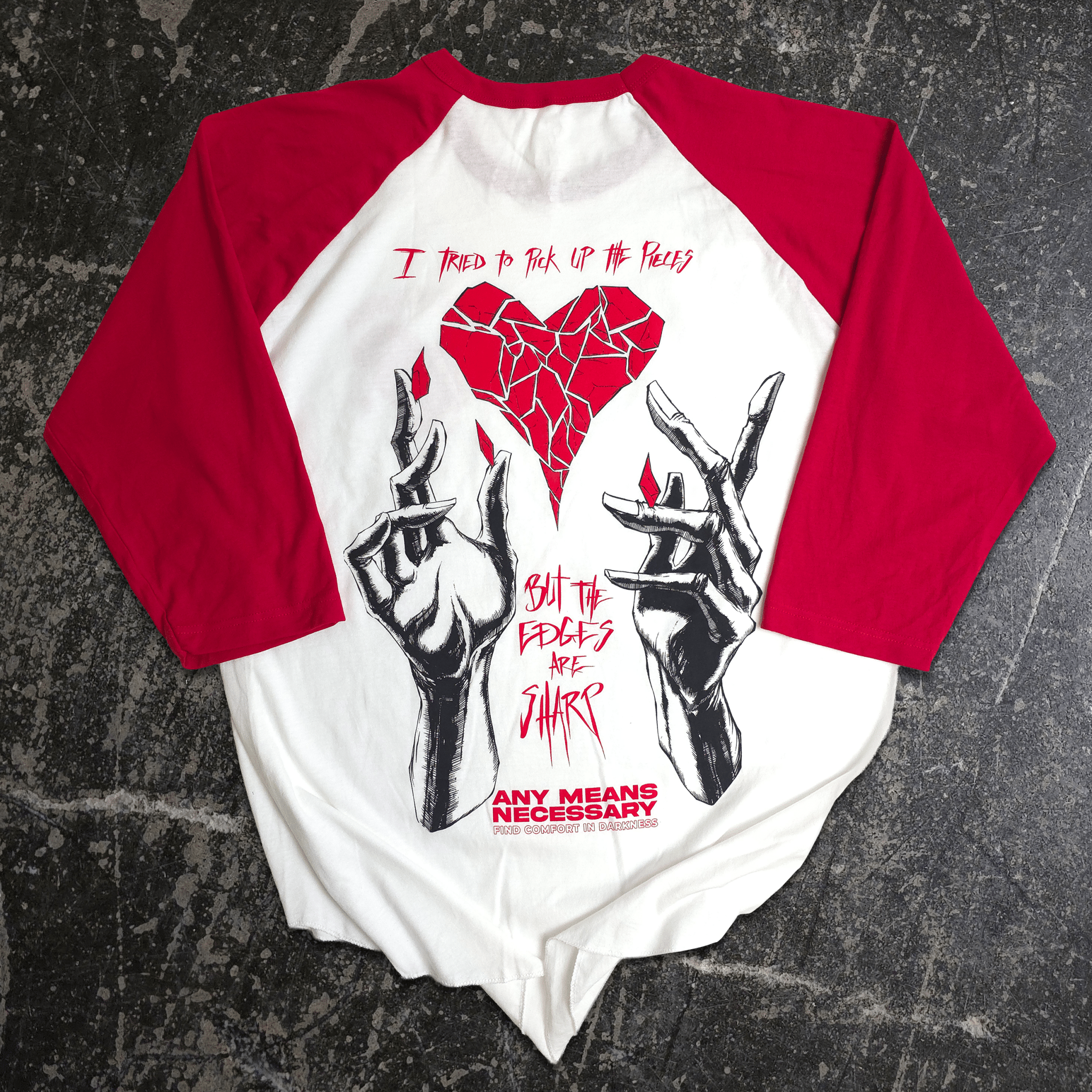 Sharp Edges 3/4 Sleeve T-Shirt - STAND OUT FLEXSARAH
