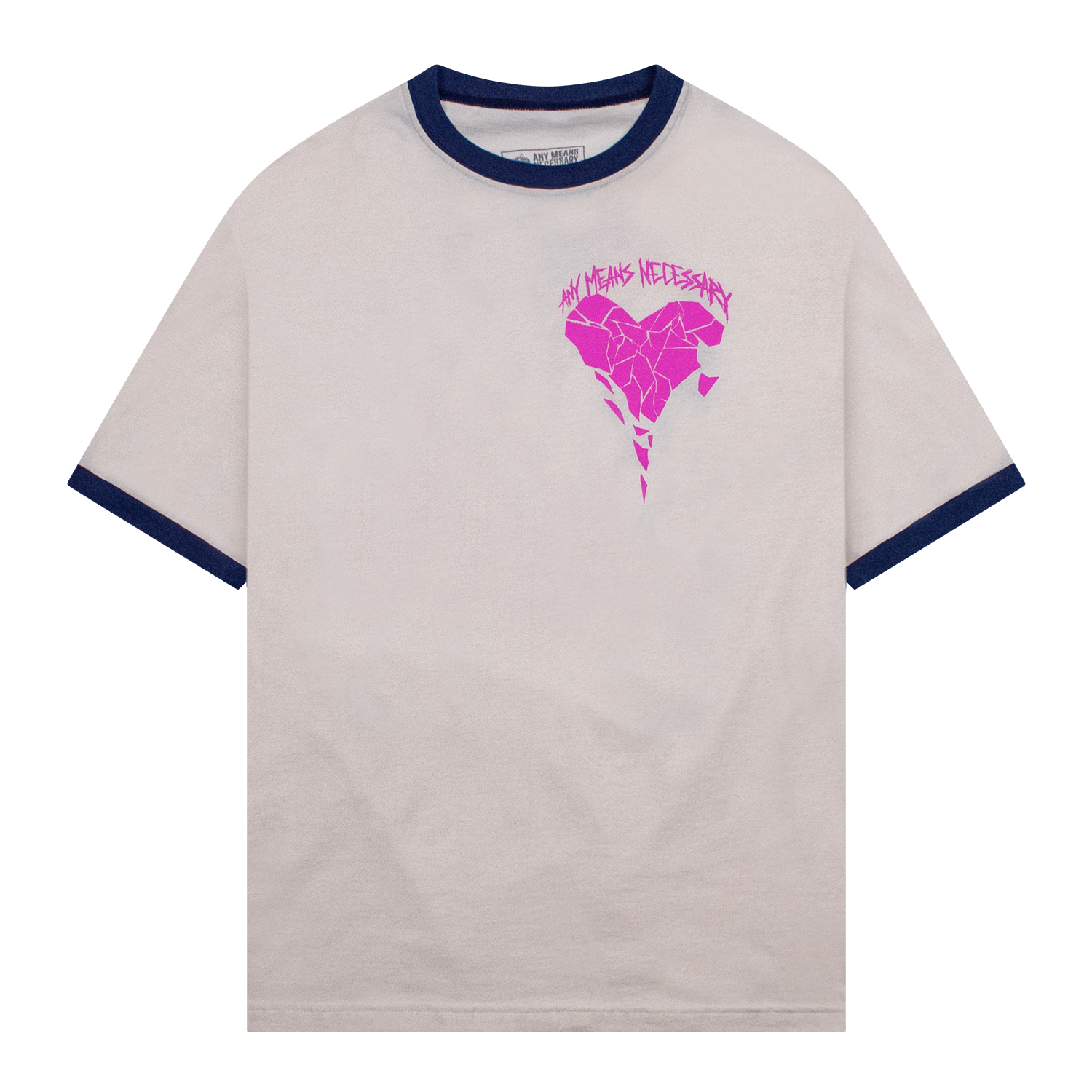 Sharp Edges T-Shirt Vintage White/Blue - STAND OUT FLEXSARAH