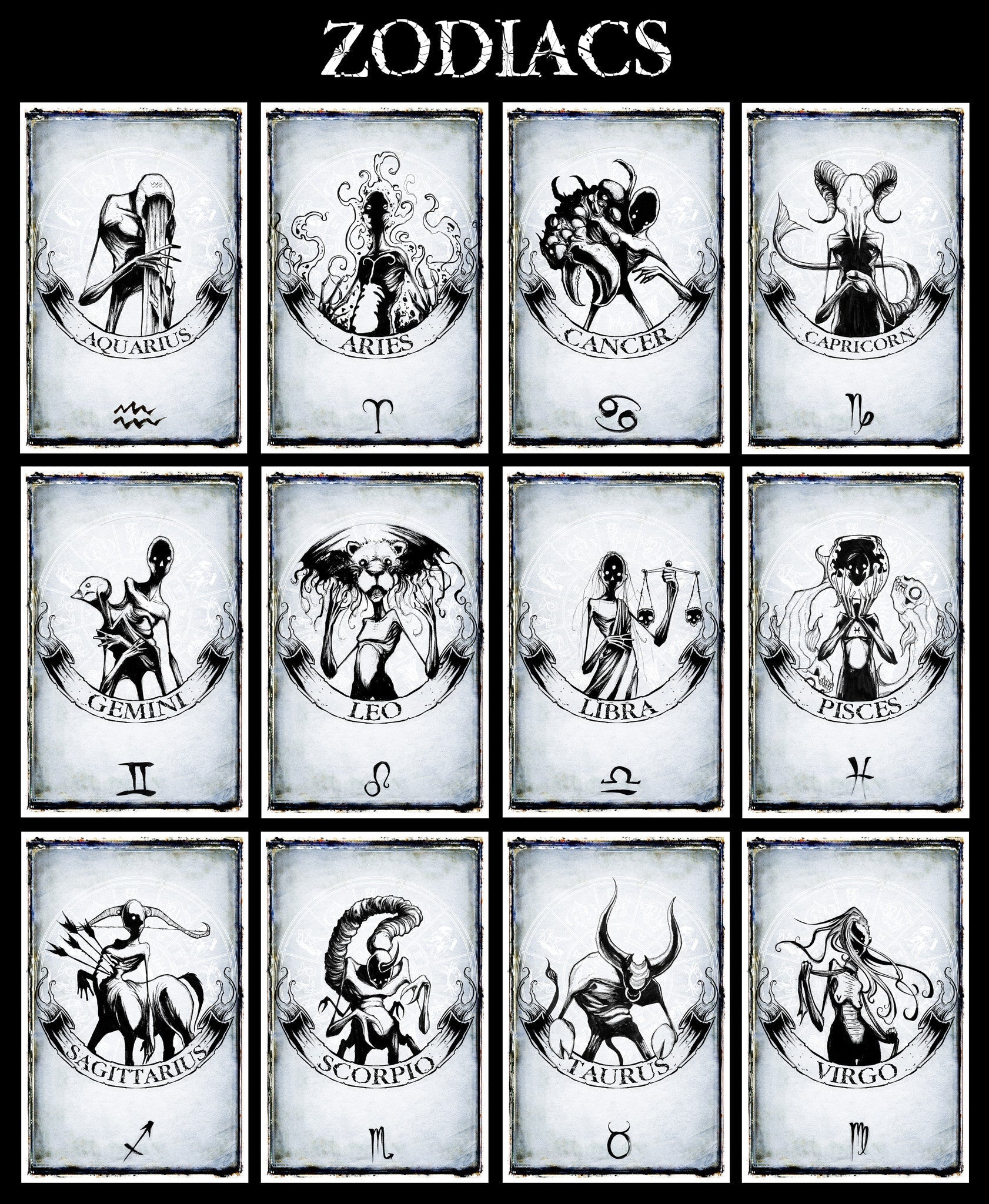Shawn Coss Zodiac Prints - STAND OUT FLEXSARAH
