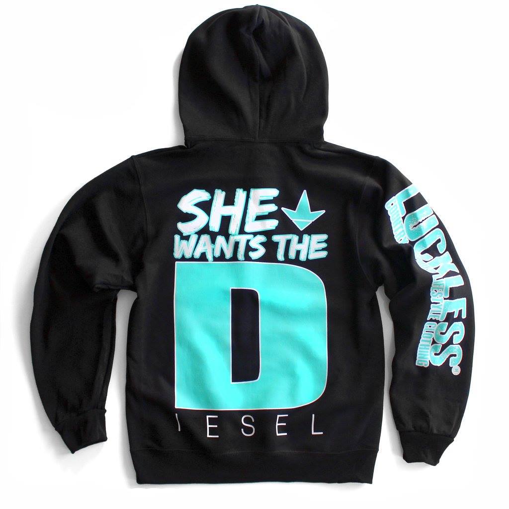 She Wants the Diesel | Funny Men's and Women's Black Country Hoodie - STAND OUT FLEXSARAH