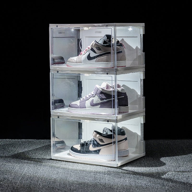 Side Door Acrylic Plastic Basketball Shoes Storage Box - STAND OUT FLEXSARAH