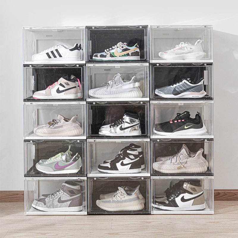Side Door Acrylic Plastic Basketball Shoes Storage Box - STAND OUT FLEXSARAH