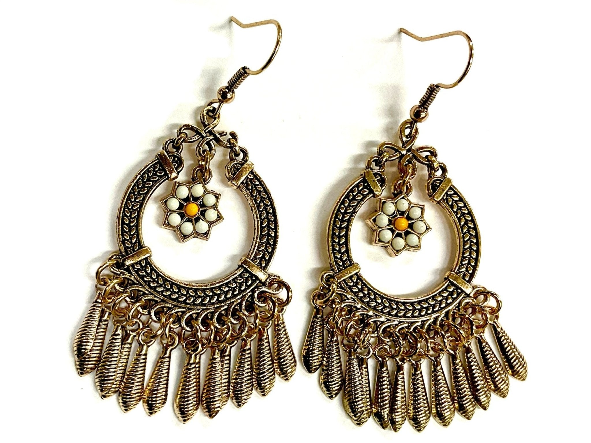 Silver or Gold Bohemian Tassel Earrings Hippie Boho Woman Girls Drop Dangle Jewelry - STAND OUT FLEXSARAH