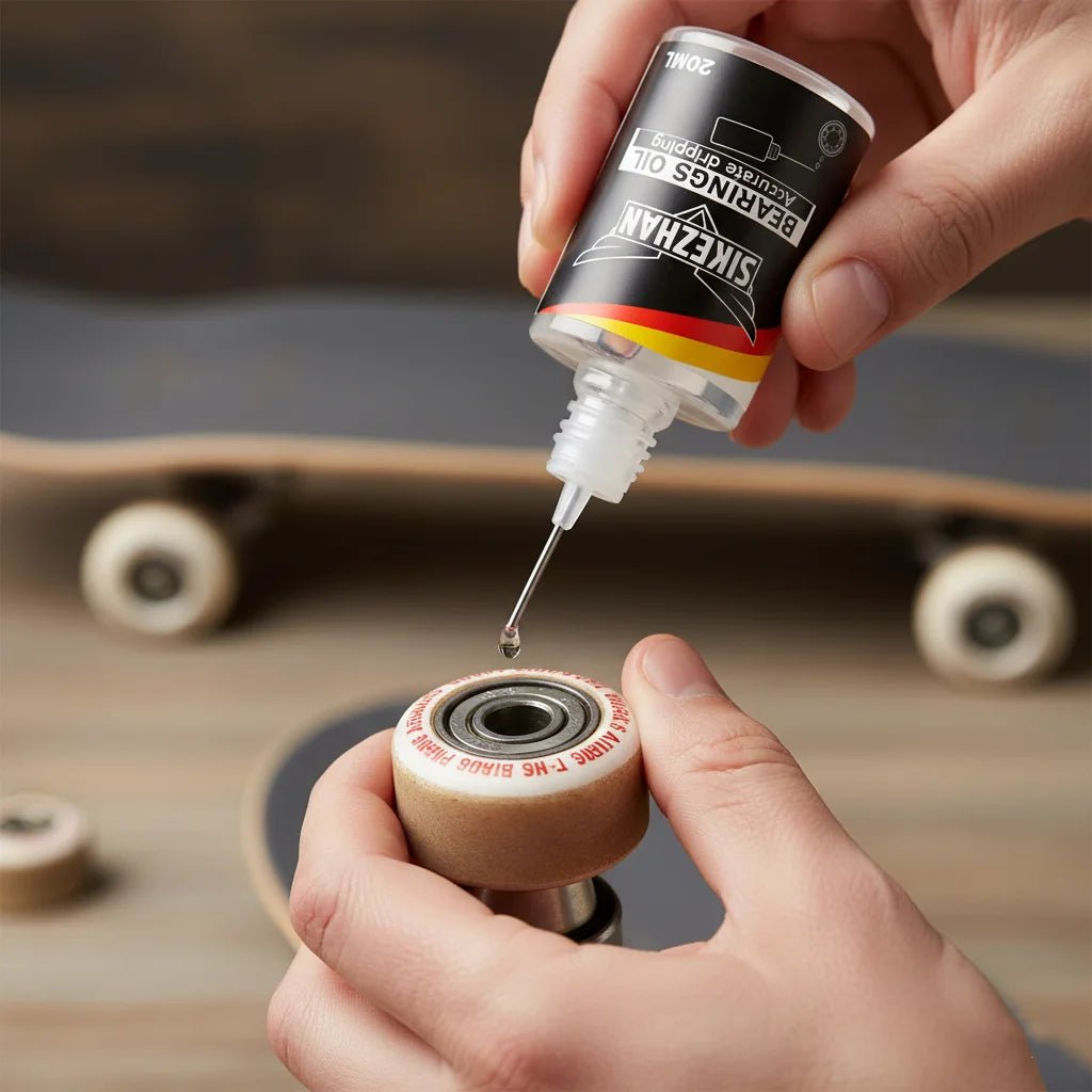 Skateboard Bearing Oil + Additive Fluid Set, Needle‑Tip Lube for Wheels, Smooth Spin, Noise Reduction, Rust Protection - STAND OUT FLEXSARAH