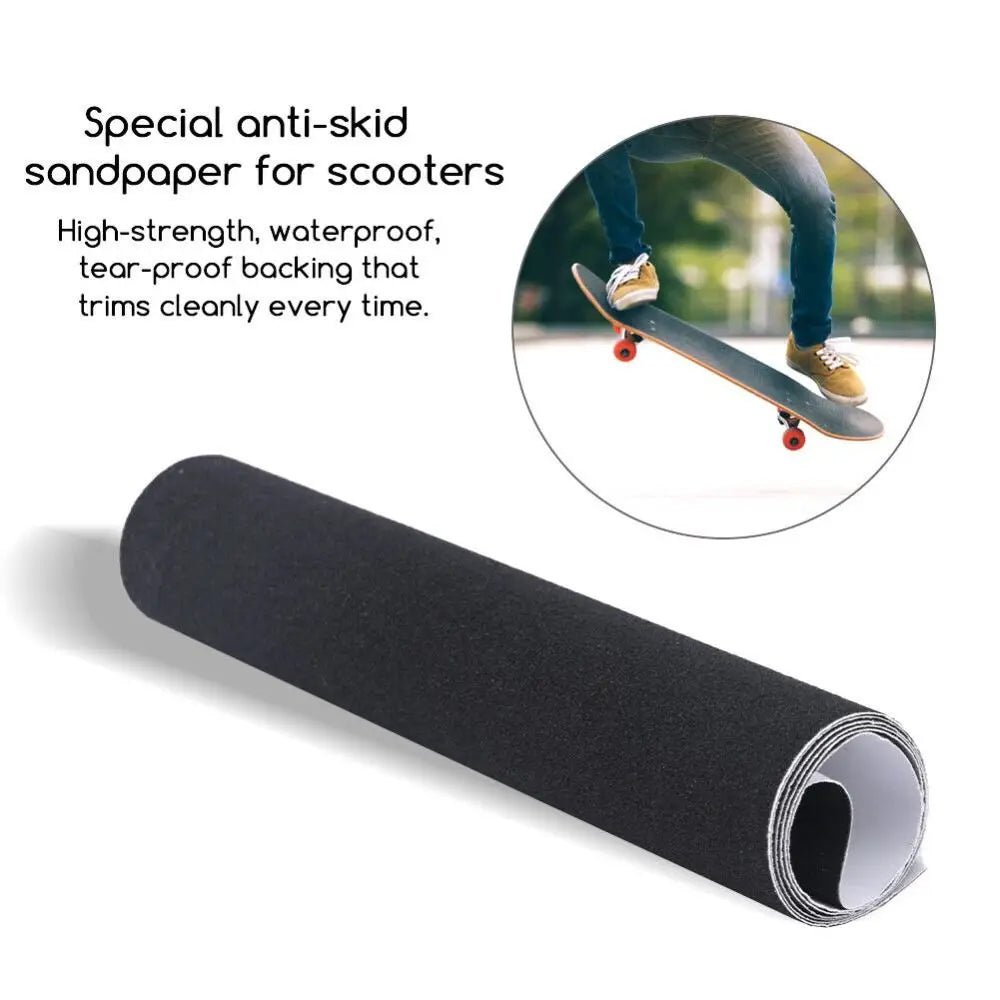 Skateboard Deck Sandpaper Grip Tape Skating Board Longboard Sandpaper Griptape Skating Board Sticker Professional - STAND OUT FLEXSARAH