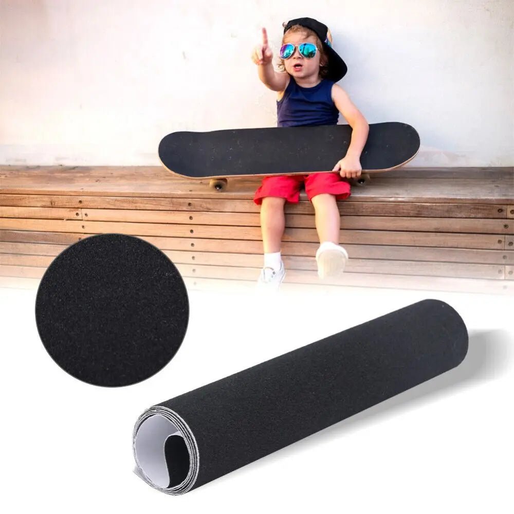 Skateboard Deck Sandpaper Grip Tape Skating Board Longboard Sandpaper Griptape Skating Board Sticker Professional - STAND OUT FLEXSARAH