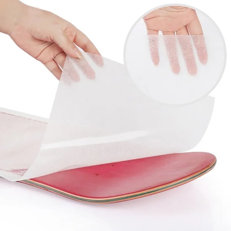 Skateboard Sticker Transparent Adhesive Sandpaper For Scooters Longboards Waterproof Double Rocker Boards Protector - STAND OUT FLEXSARAH