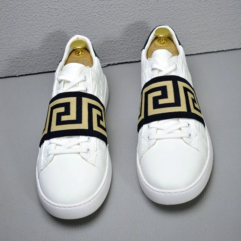skateboard stylish shoes for man sneakers comfortable luxury man casual shoes flats trainers black white scarpe eleganti uomo - STAND OUT FLEXSARAH