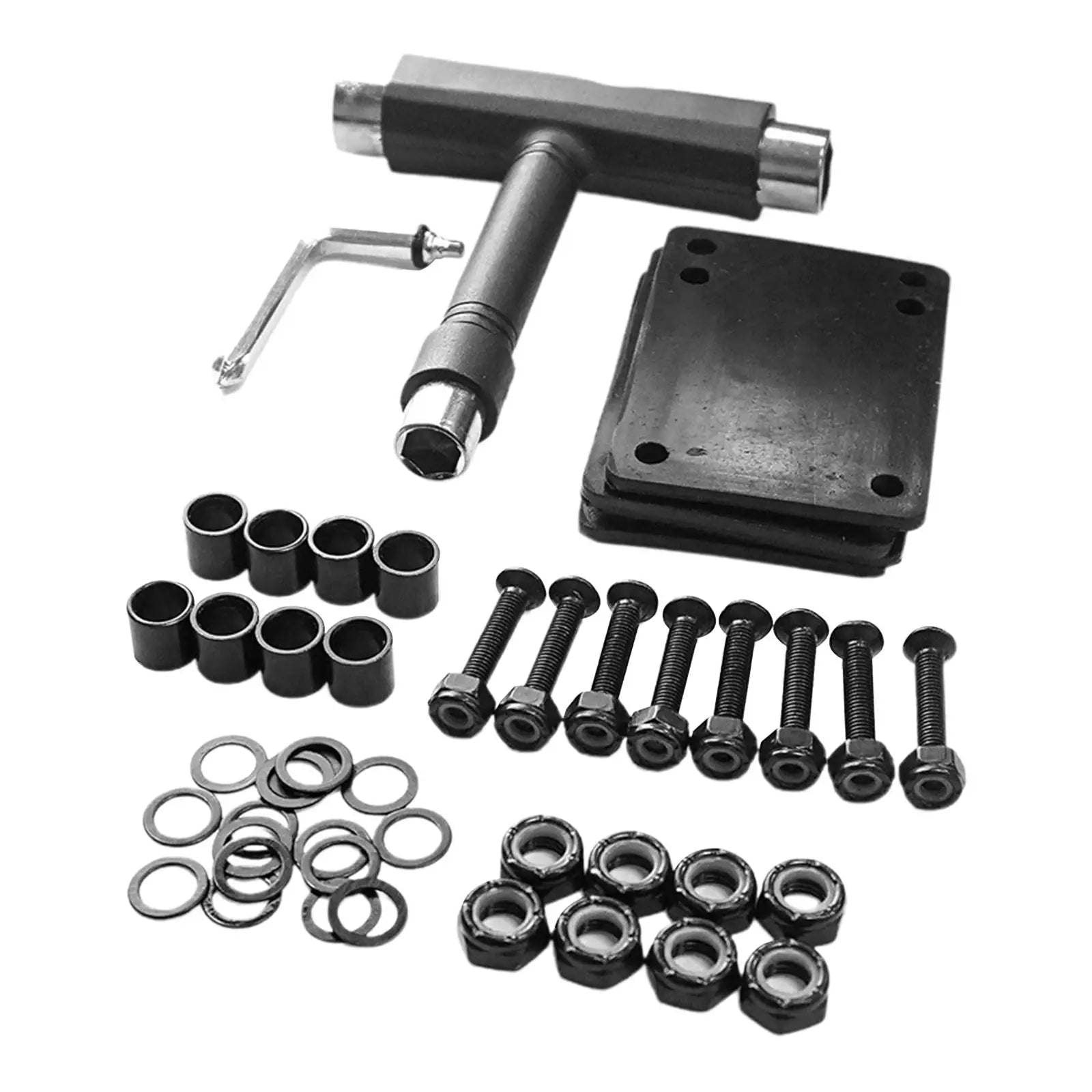 Skateboard Wheels Set Skateboard Pads Skateboard Tool for Skateboard Durable - STAND OUT FLEXSARAH