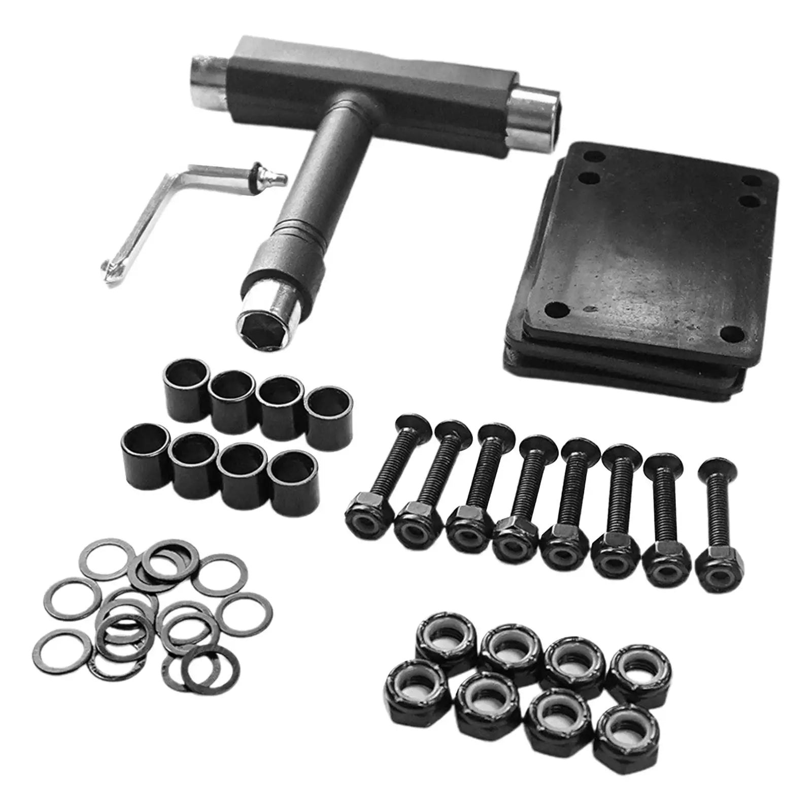 Skateboard Wheels Set Skateboard Pads Skateboard Tool for Skateboard Durable - STAND OUT FLEXSARAH