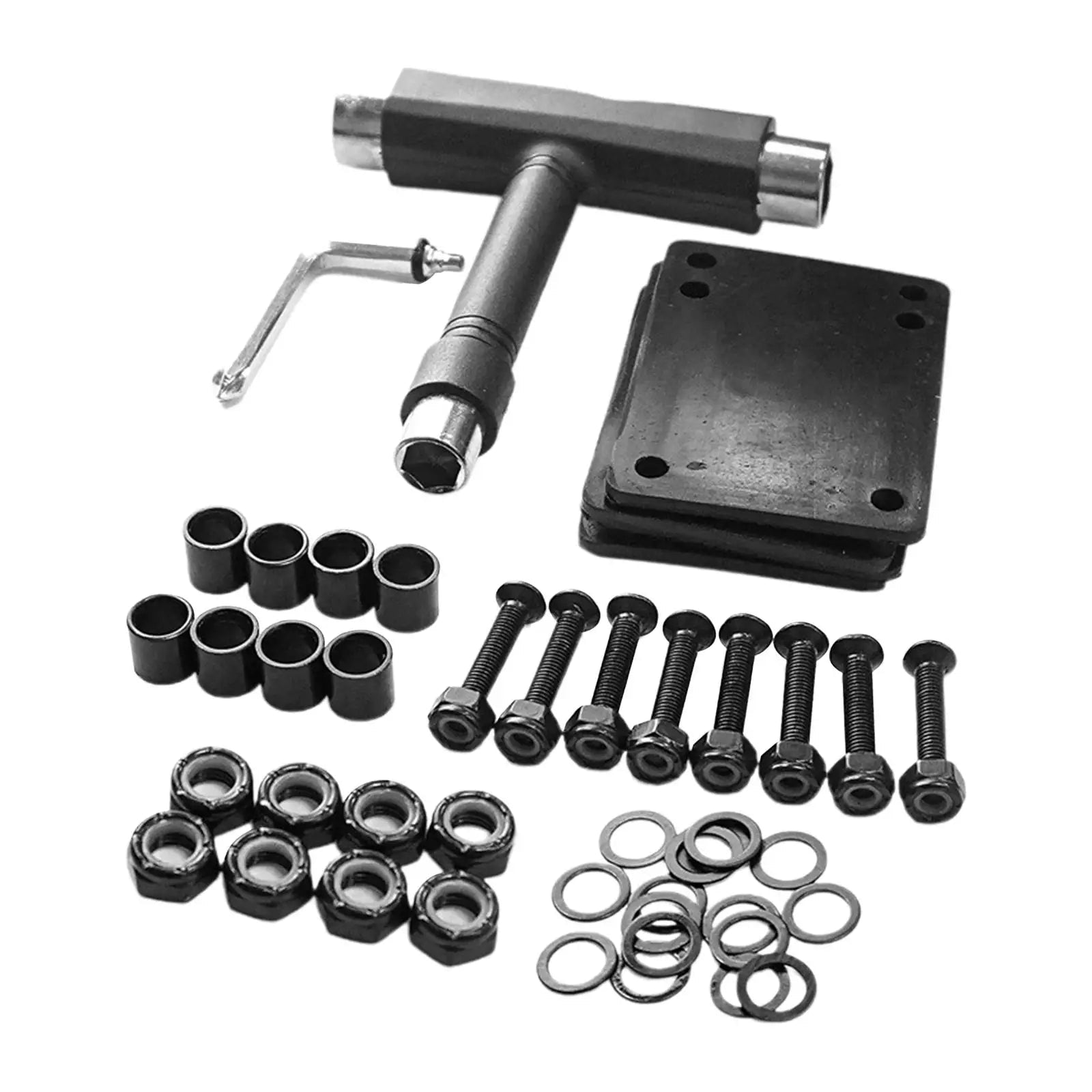 Skateboard Wheels Set Skateboard Pads Skateboard Tool for Skateboard Durable - STAND OUT FLEXSARAH
