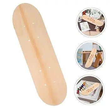 Skateboard Whiteboard 43cm 60cm 72cm 80cm Hand drawn Drawing Original Wooden Board DIY Blank Skateboard Children's Skate Board - STAND OUT FLEXSARAH