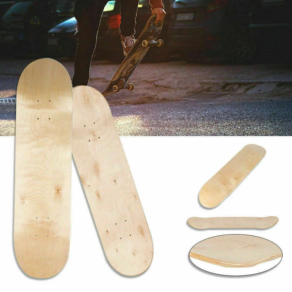 Skateboard Whiteboard 43cm 60cm 72cm 80cm Hand drawn Drawing Original Wooden Board DIY Blank Skateboard Children's Skate Board - STAND OUT FLEXSARAH