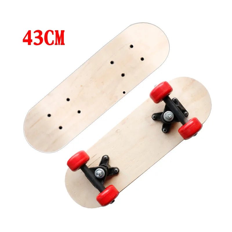 Skateboard Whiteboard 43cm 60cm 72cm 80cm Hand drawn Drawing Original Wooden Board DIY Blank Skateboard Children's Skate Board - STAND OUT FLEXSARAH