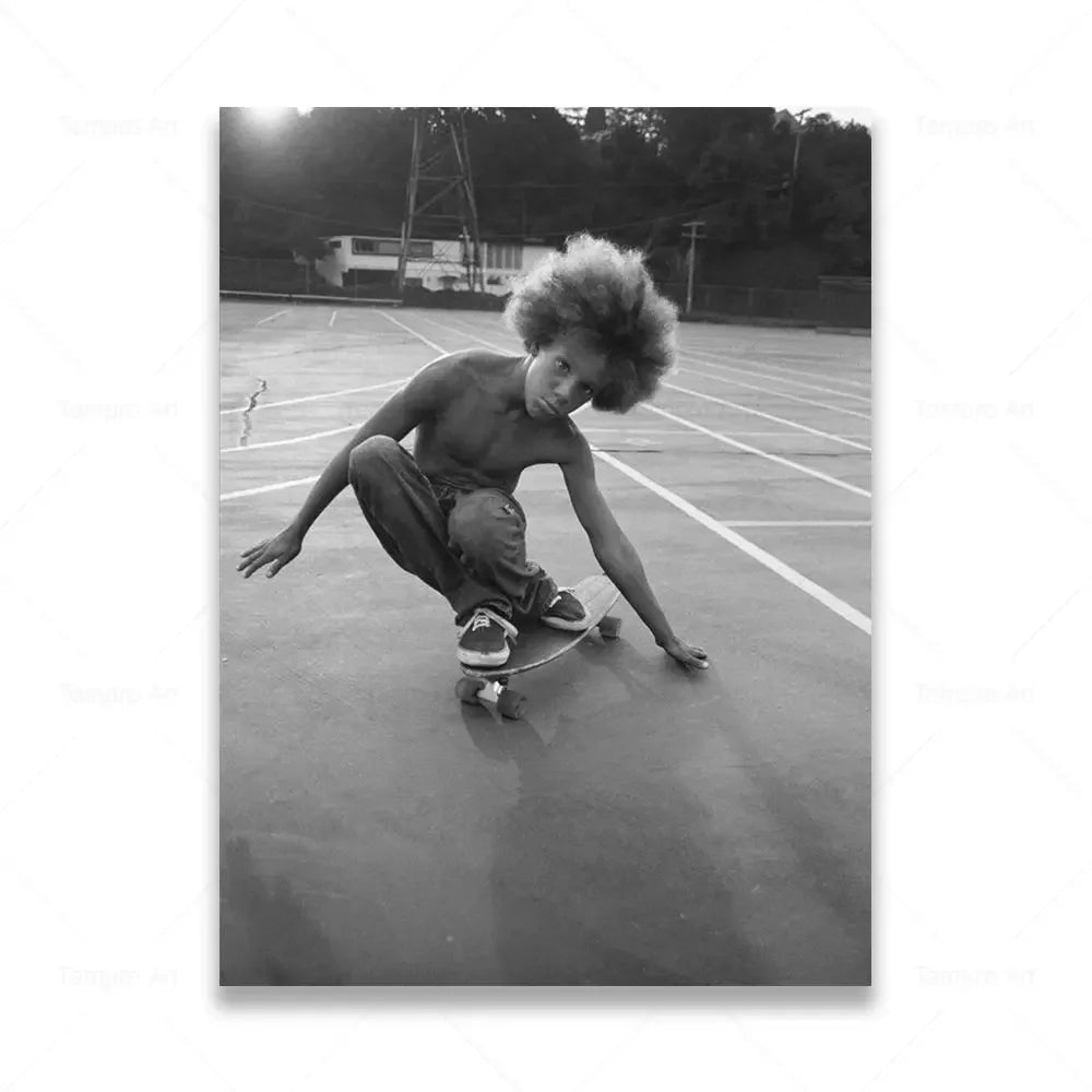 Skateboarding Extreme Sports Posters Prints Black White Photo Canvas Painting Wall Art Pictures Room Decor Skateboard Lover Gift - STAND OUT FLEXSARAH
