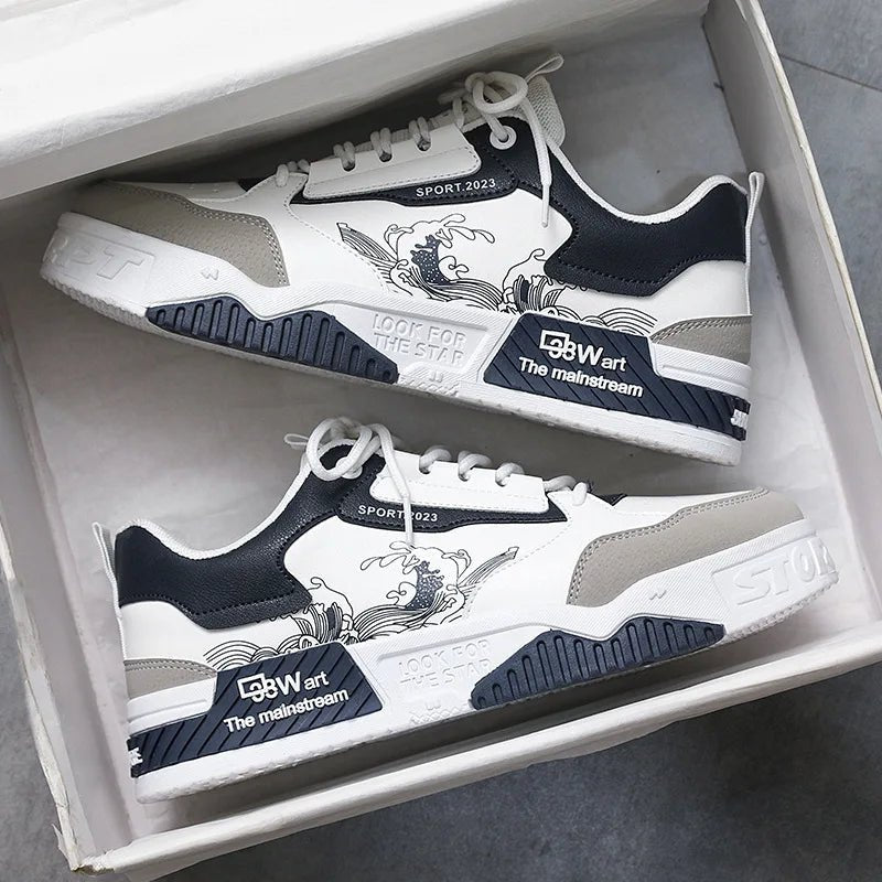 Skateboarding Shoes for Men Male Running Breathable Sports board White Shoes Sneakers Men Shoes Brand Casual Shoes for Men - STAND OUT FLEXSARAH