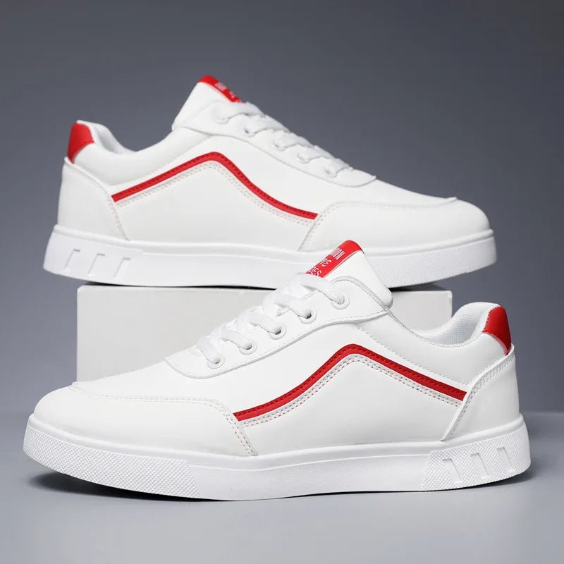 Skateboarding Shoes Men Flat Comfortable Leather Casual Vulcanized Shoes Trendy Classic Breathable Cheap Sneakers Man Plus Size - STAND OUT FLEXSARAH