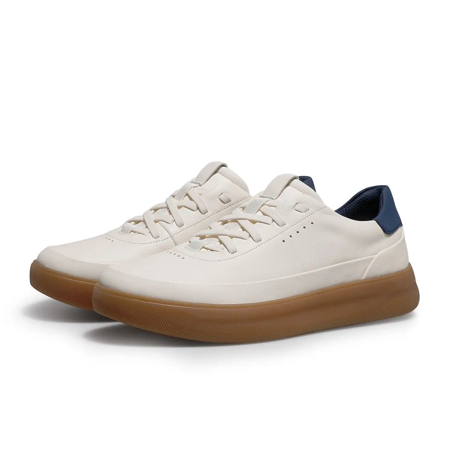 Skateboarding Sports Shoes Classic White Sneakers for Men Comfort Leather Sneakers Fashion Running Outdoor Casual Walking Shoe - STAND OUT FLEXSARAH