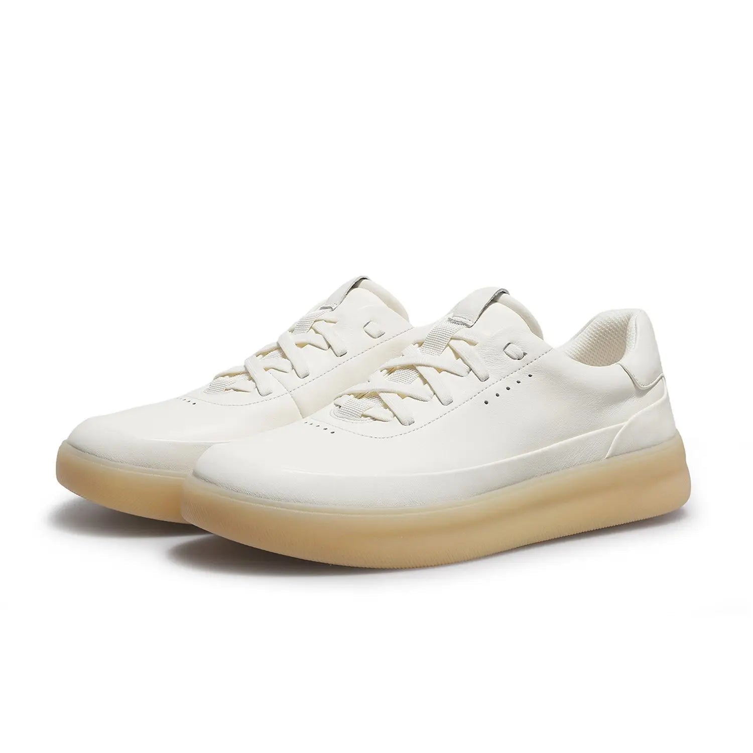Skateboarding Sports Shoes Classic White Sneakers for Men Comfort Leather Sneakers Fashion Running Outdoor Casual Walking Shoe - STAND OUT FLEXSARAH