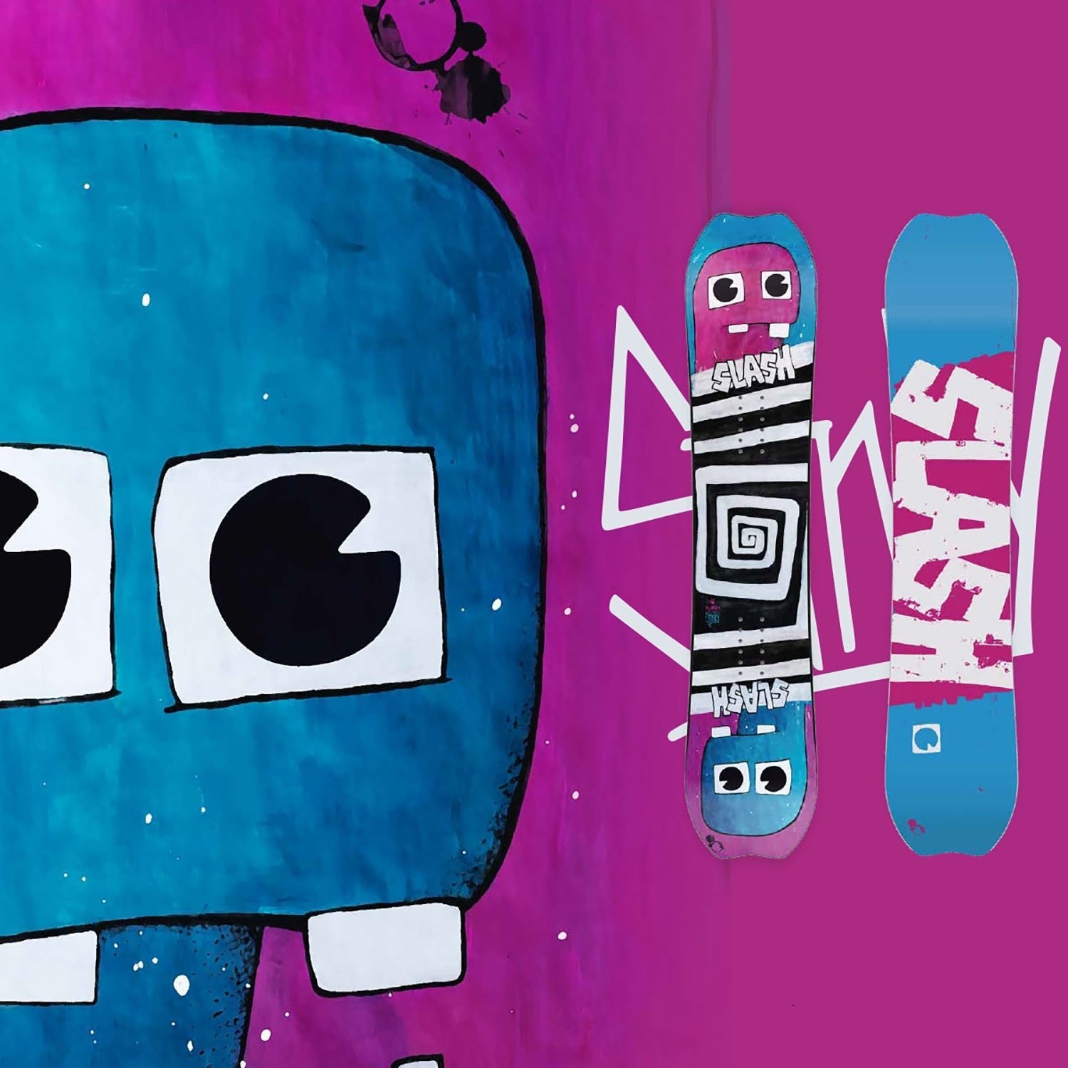 Slash by GiGi - Splash Kids Snowboard (Stinky) - STAND OUT FLEXSARAH