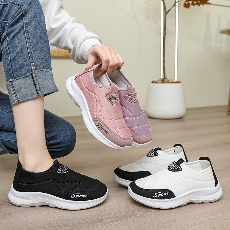 Slip-On Height-Enhancing Soft-Soled Non-Slip Lightweight Sports Shoes - STAND OUT FLEXSARAH