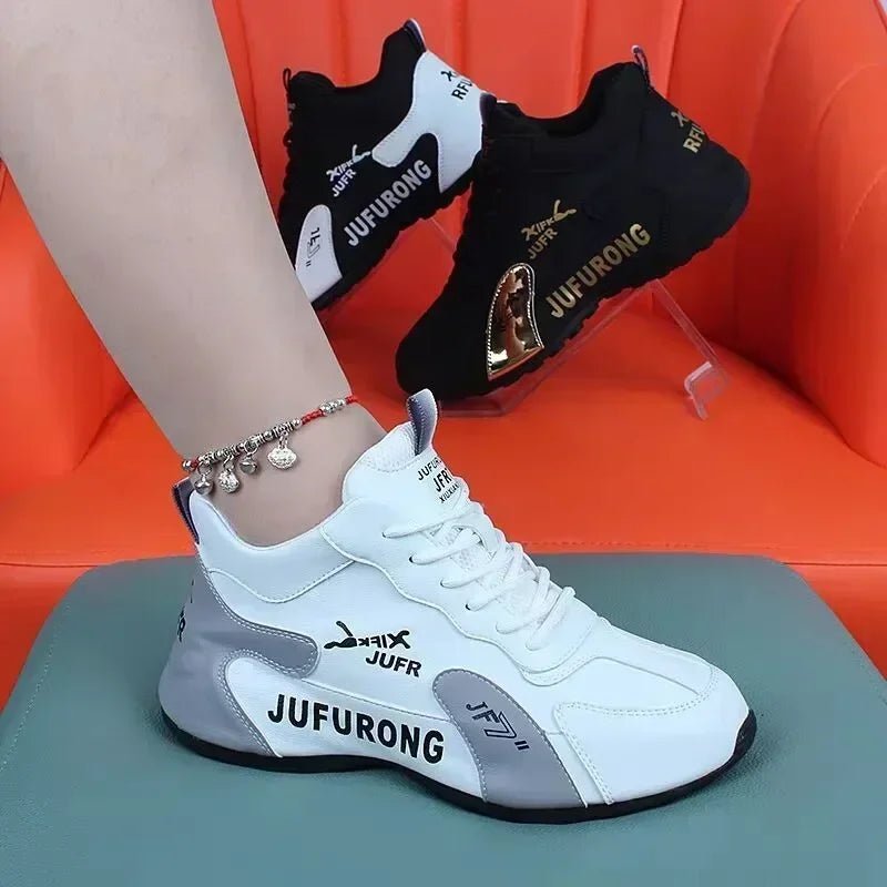 Sneakers Breathable Ladies Mesh Lace Up Sports Platform Shoes for Women - STAND OUT FLEXSARAH