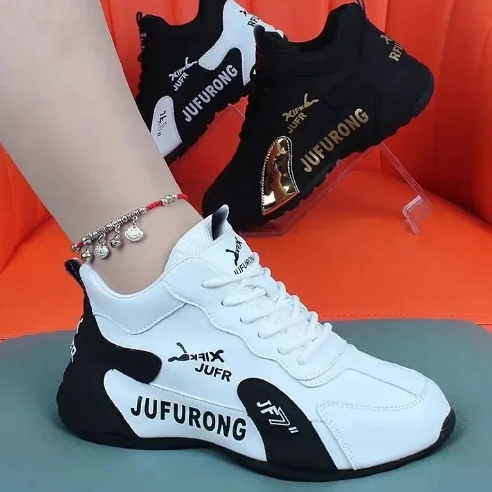 Sneakers Breathable Ladies Mesh Lace Up Sports Platform Shoes for Women - STAND OUT FLEXSARAH