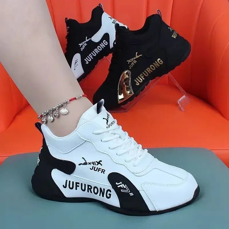 Sneakers Breathable Ladies Mesh Lace Up Sports Platform Shoes for Women - STAND OUT FLEXSARAH